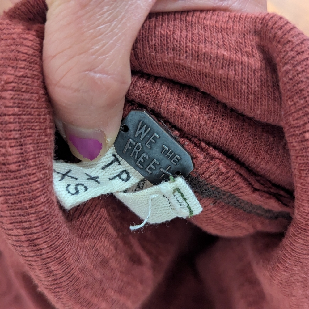 FP High Low Split Open Back Turtle Neck - Picture 4 of 4